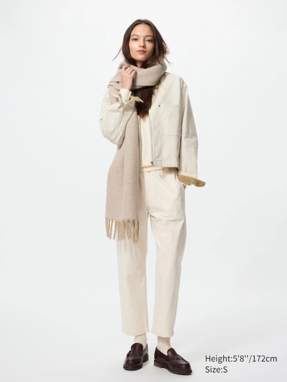 Uniqlo Cotton Relaxed Ankle Pants